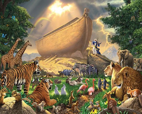 Noah's Ark - 1,000 piece White Mountain puzzle - for Ages 12+