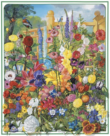Perennials - 1,000 piece White Mountain puzzle - for Ages 12+
