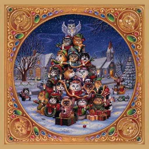O Kitten Tree - 500 piece SunsOut puzzle