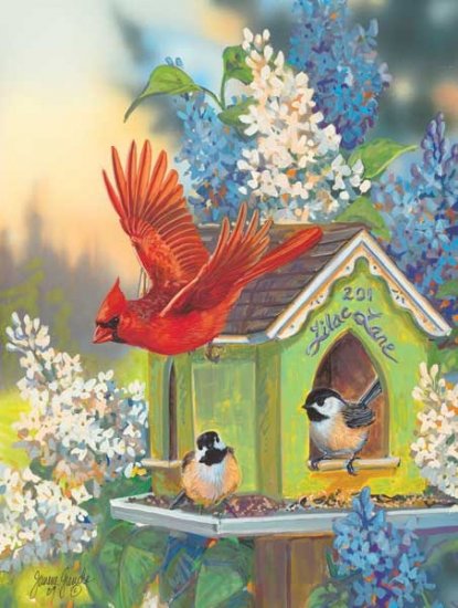 Lilac Lane - 300 piece SunsOut puzzle