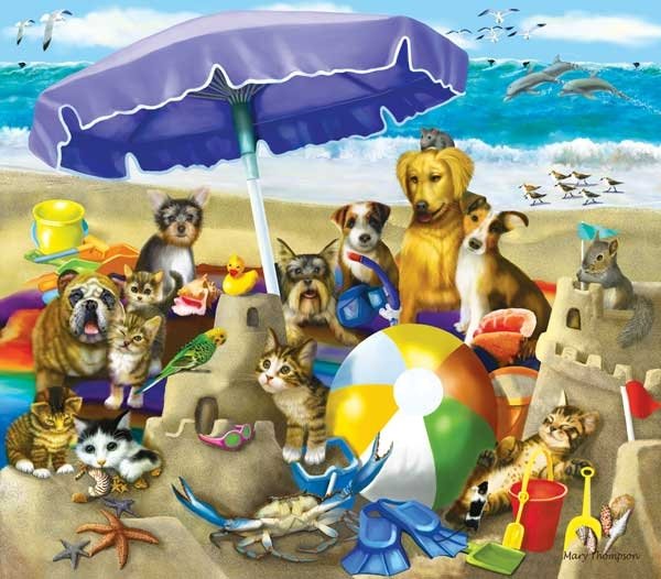 Beach Buddies - 300 piece SunsOut puzzle