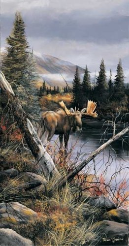 River Crossing - Moose - 500 piece SunsOut puzzle - for Ages 12+