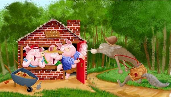 Huff & Puff - 100 piece SunsOut puzzle - for Ages 6+