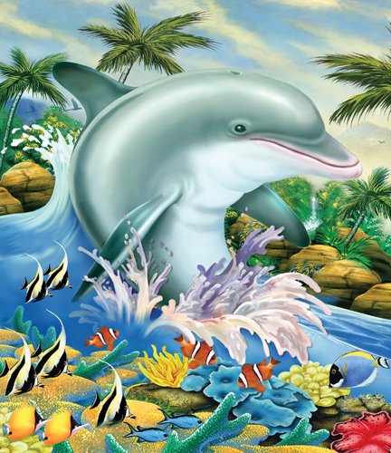 Dolphin Splash - 200 piece SunsOut puzzle - for Ages 7+