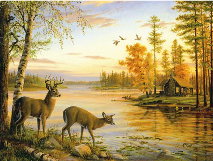 Quiet Evening - 500 piece SunsOut puzzle - NEW