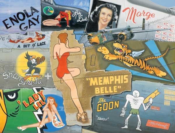 Nose Art Legends of WWII - 1,000 piece SunsOut puzzle - for Ages 12+
