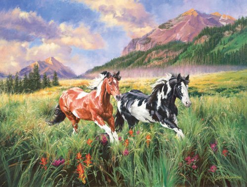 Mountain Stroll - 100 piece SunsOut Mini puzzle