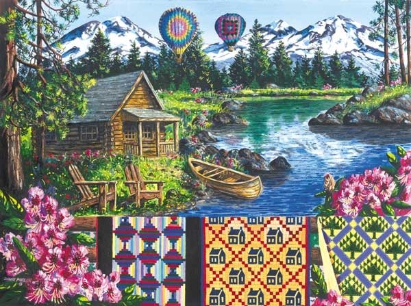 Floating Over Sisters - 100 piece SunsOut Mini puzzle