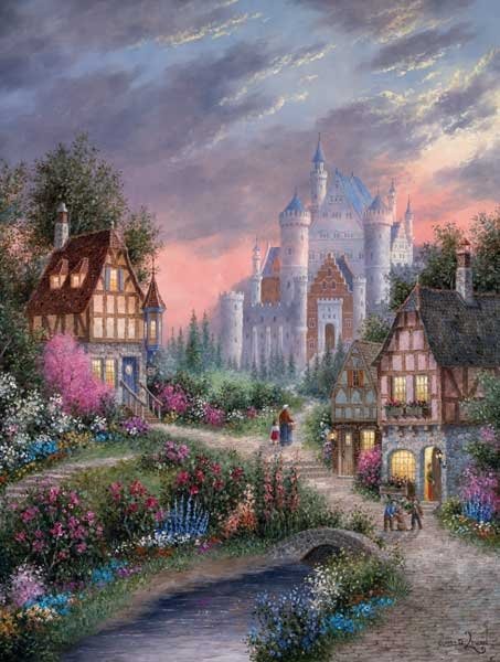 Enchanted Castle - 500 piece SunsOut puzzle - for Ages 12+