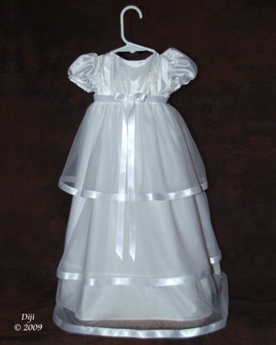 McKenna Handmade Christening Gown 0-3 Months