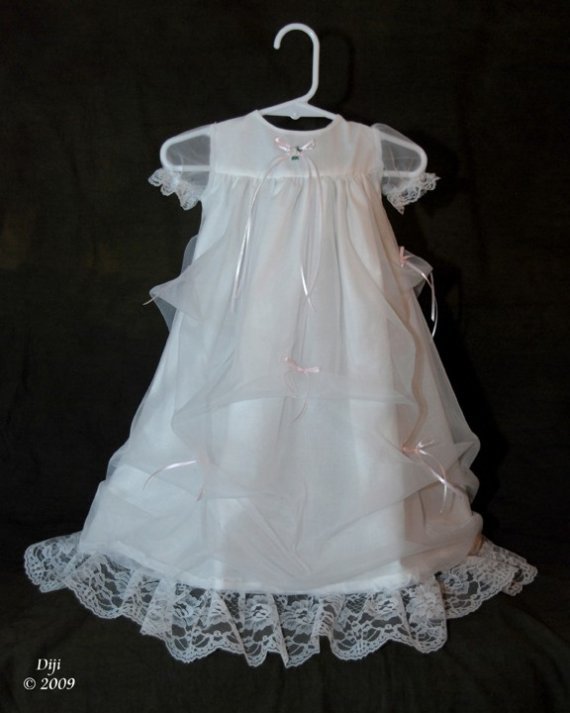 Elizabeth Handmade Christening Gown 6-9 Months