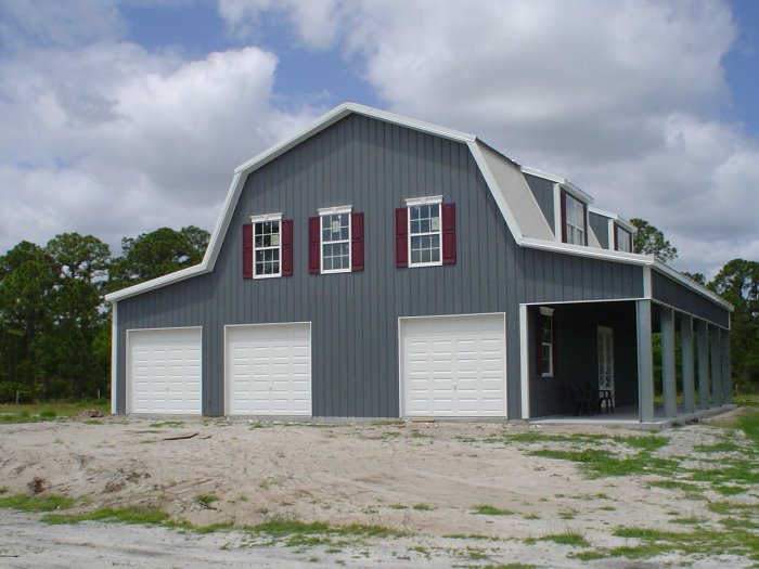 Gambrel Steel Home Kit 3500 Sq Ft