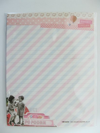 Cute Retro Children Colorful Letter Set