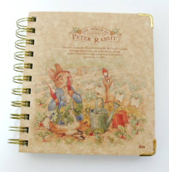 Beatrix Potter Spiral Note Book