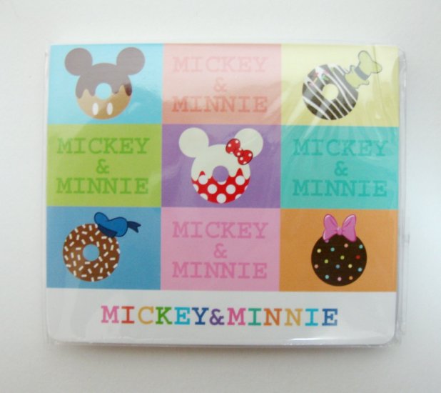 Mickey n Minnie Doughnut Memo Pad