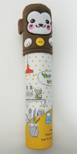 Cute Monkey Tube Pencil Case