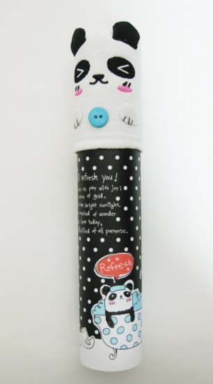Cute Panda Tube Pencil Case