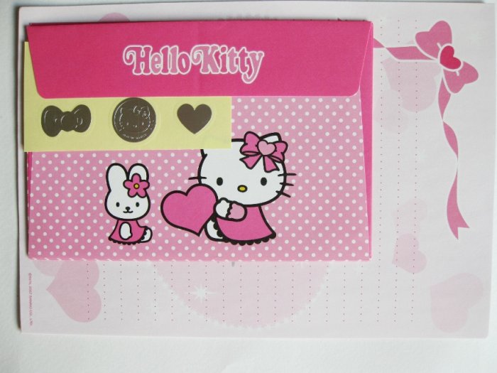 Cute Hello Kitty and Friend Korea Letter Set