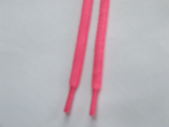 Neon Pink Shoelaces Florescent Pink 114 cm (45 inch) Hot PInk Shoelaces