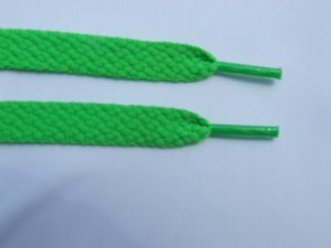 green shoe laces