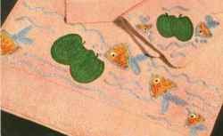 Gold Fish Bath Set Patterns