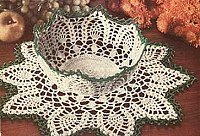 Starched Bowl and Doily Pattern