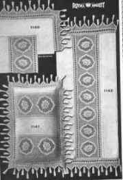 Scarf Pillow and Bedspread Set Patterns