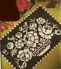 Bowl of Roses Placemat Pattern