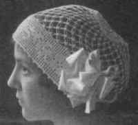 Knot Stitch Boudoir Cap Pattern