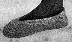 Mens Slippers Pattern