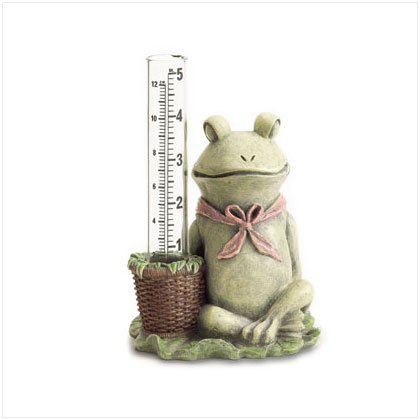 Frog Rain Gauge
