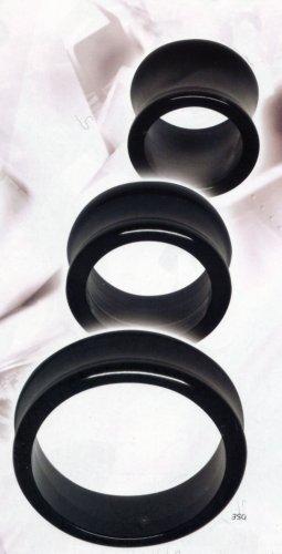 Black Acrylic Flared Eyelet