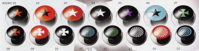Picture Balls Threaded or Clip In