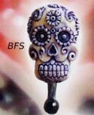 Flower Tibet Skull Claw