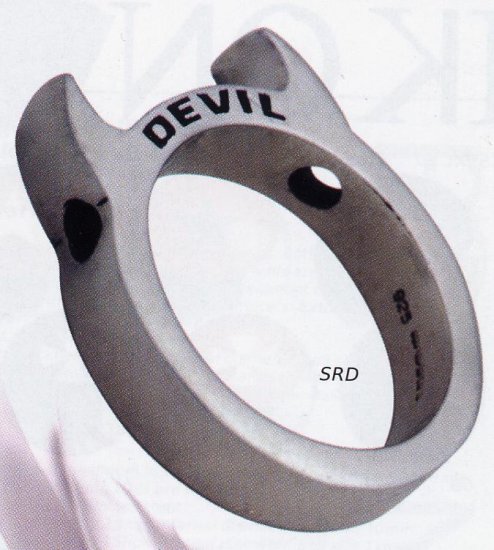 Hellish Devil Ring - Pendant 925 Silver