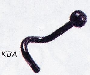 Blackline Ball Nostril Stud