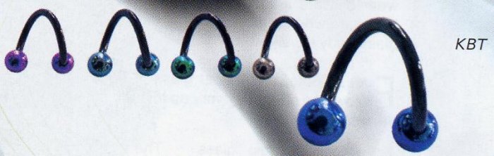 Blackline Body Spiral with Titanium Balls
