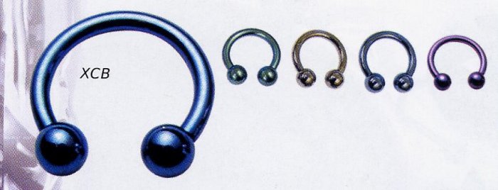 Titanium Circular Barbells