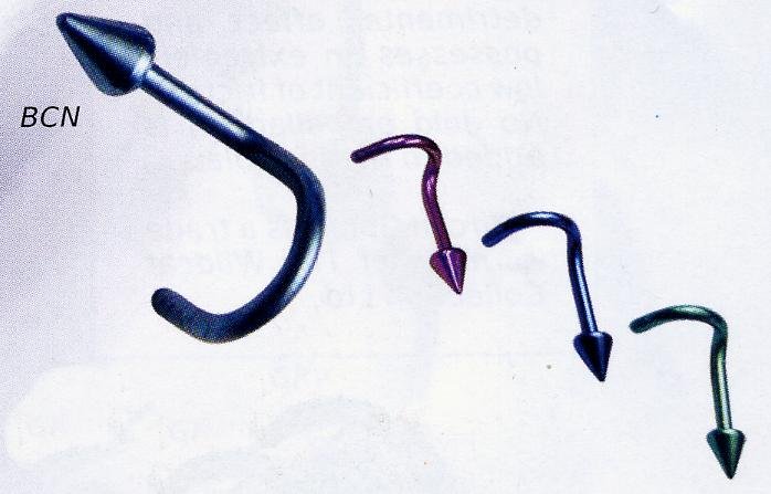 Titanium Baby Cone Nostril Studs