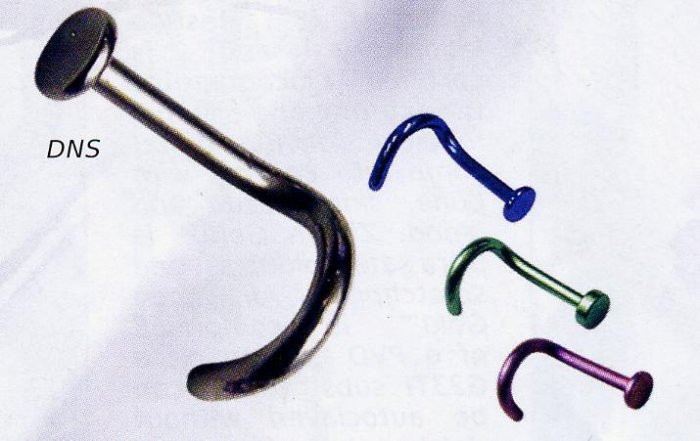 Titanium Disc Nostril Stud