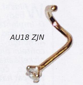 Jewelled Nostril Stud 18k Gold