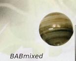 Clip In Banded Agate Beads (Mixed bags of 20 pieces)