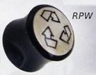 White Recycle Horn Plug