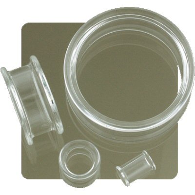 Clear Pyrex Double Flared Eyelet