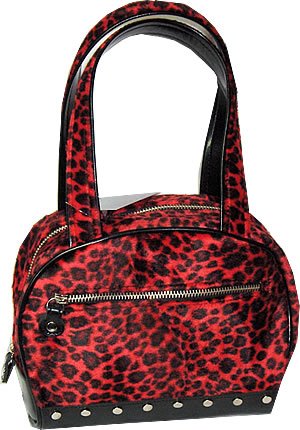 Fuzzy Leopard Purse