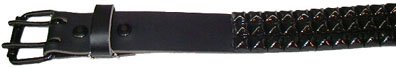 Black Studded Belt with Black Studs