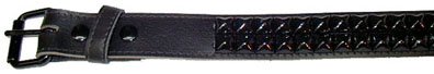 Black Studded Belt with Black Studs