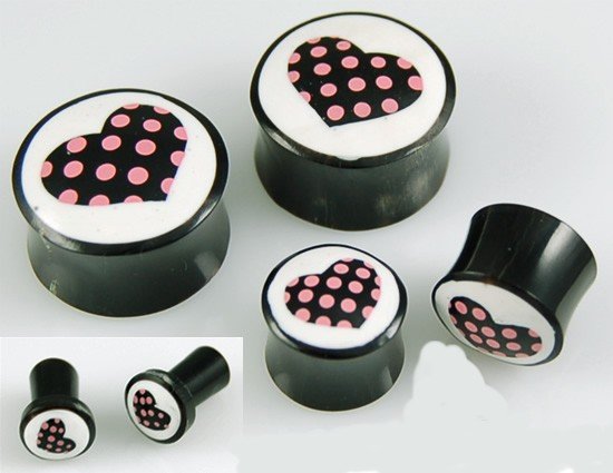 Sakura Heart Horn Plug