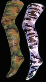 Military Print Stockings
