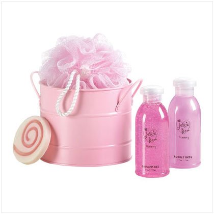 Pink Bath Bucket Set 5pc set
